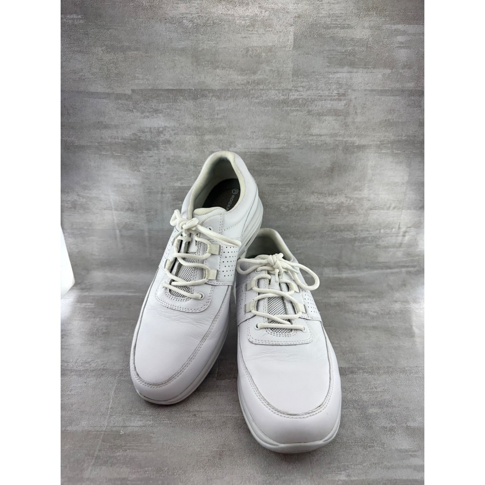 Rockport Prowalker Men White Leather Walking Shoes A13840 Size 8.5M